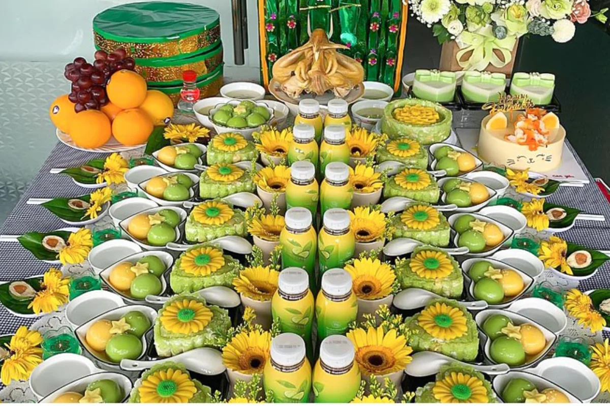 Ý nghĩa của xôi chè trong lễ cúng đầy tháng bé trai