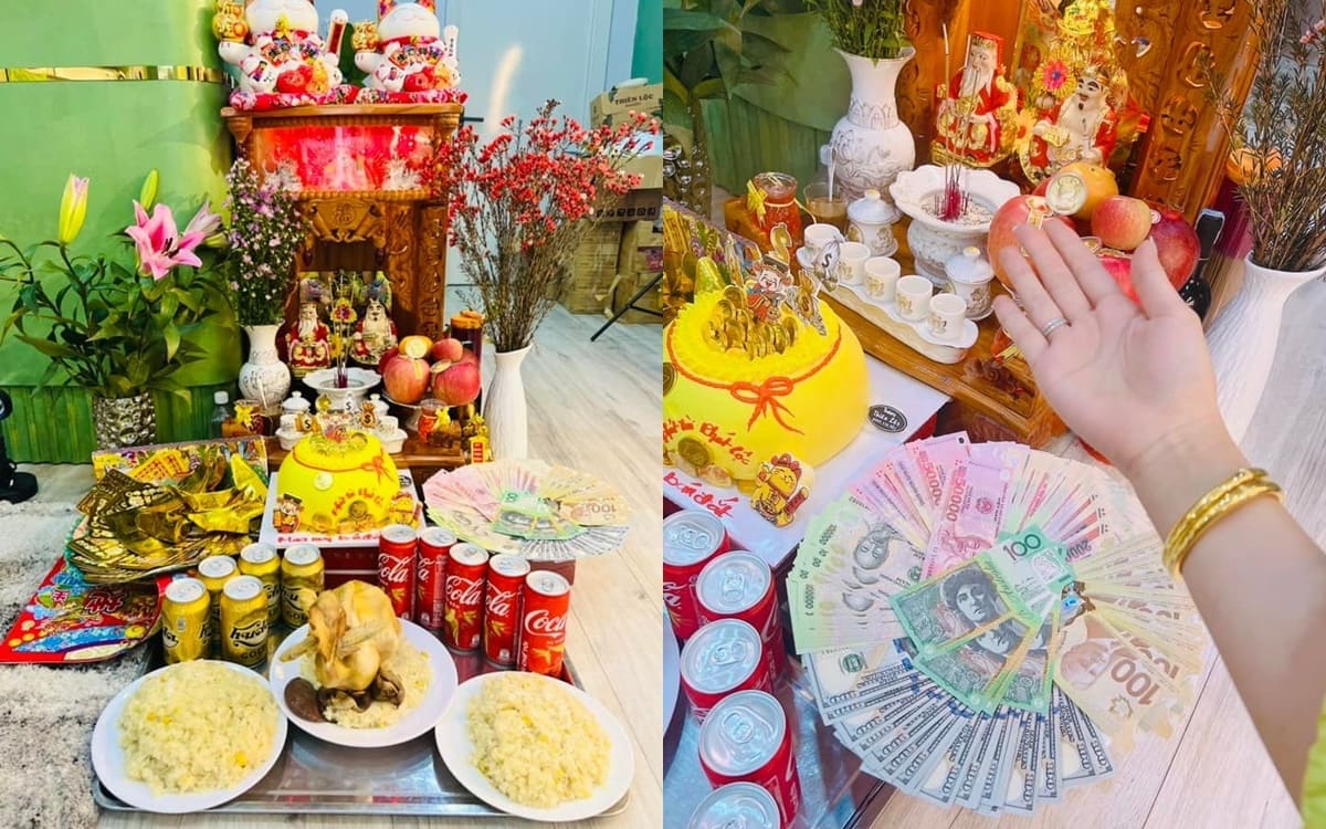 Mâm Cúng Giao Thừa Trong Nhà